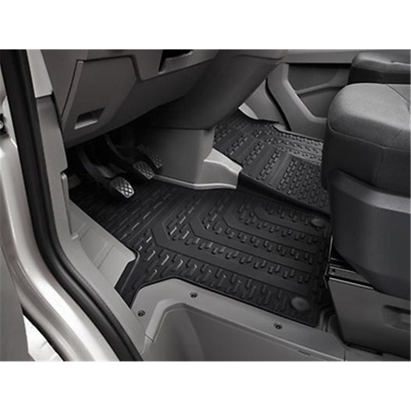 OMAC Tapis de sol en caoutchouc pour VW Crafter 2016-2024 Noir