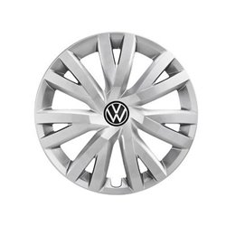 4 enjoliveurs d'origine VW pour Polo ou Golf en 15 pouces - Fixation par 7  clips
